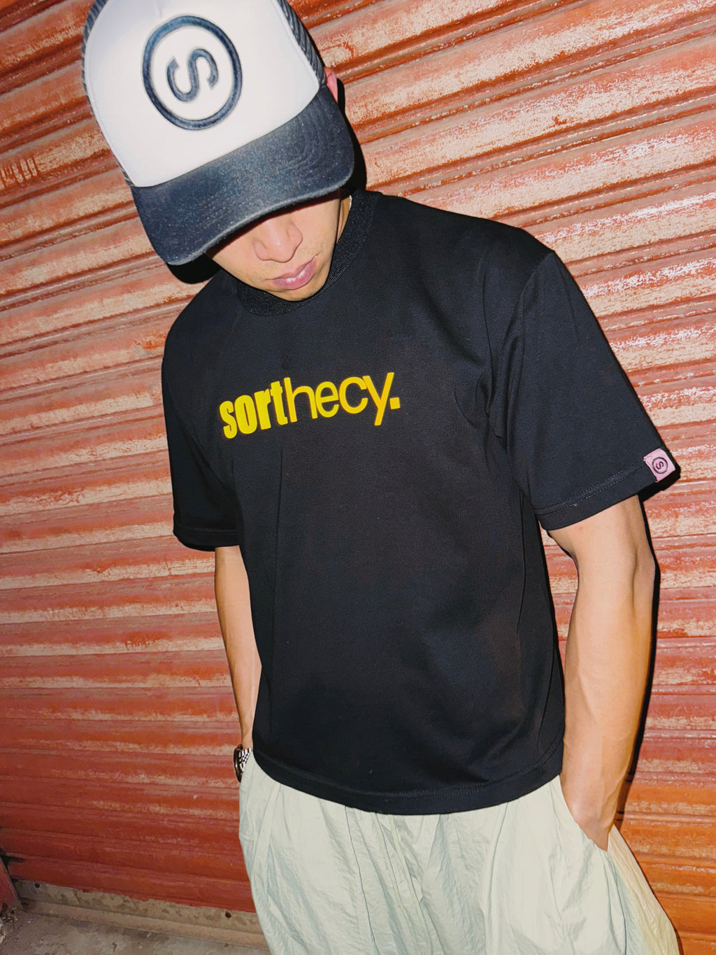 SORTHECY ALL THE STAR TEE BLACK