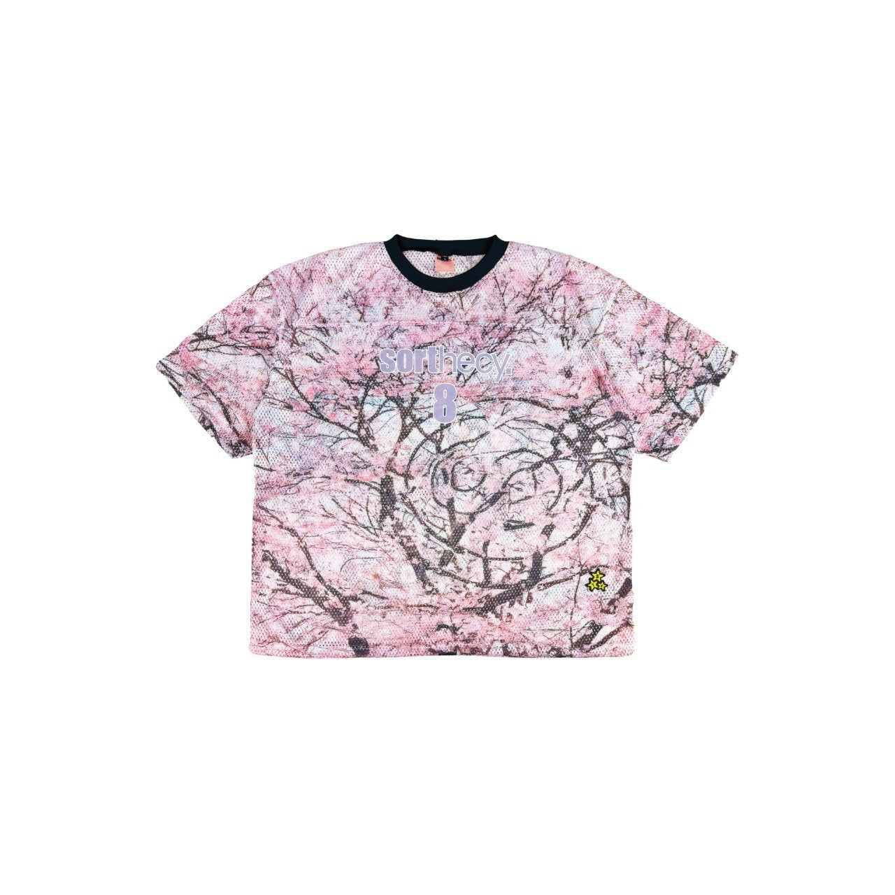 BLOSSOM MESH JERSEY