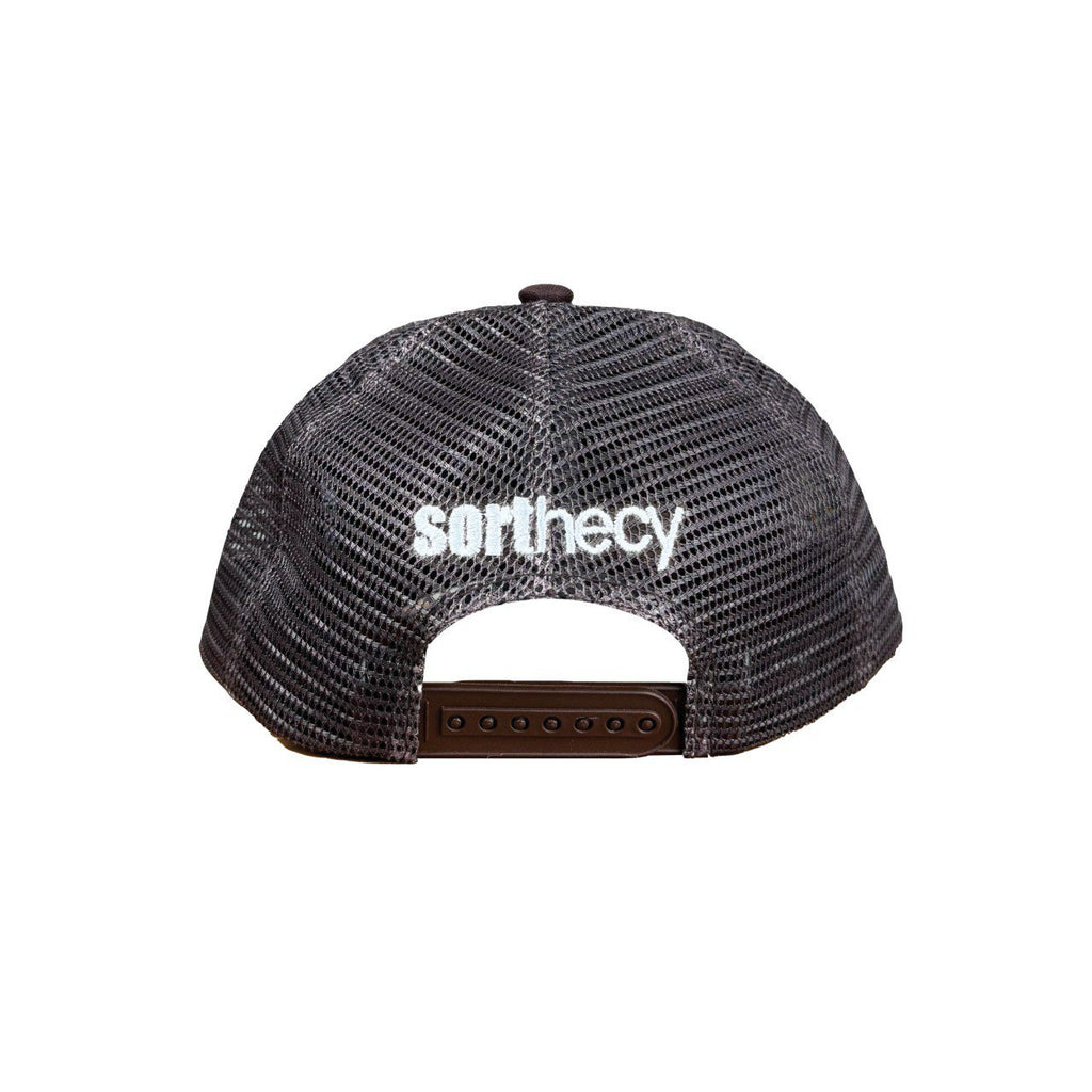 CLASSIC LOGO TRUCKER HAT DARK BROWN