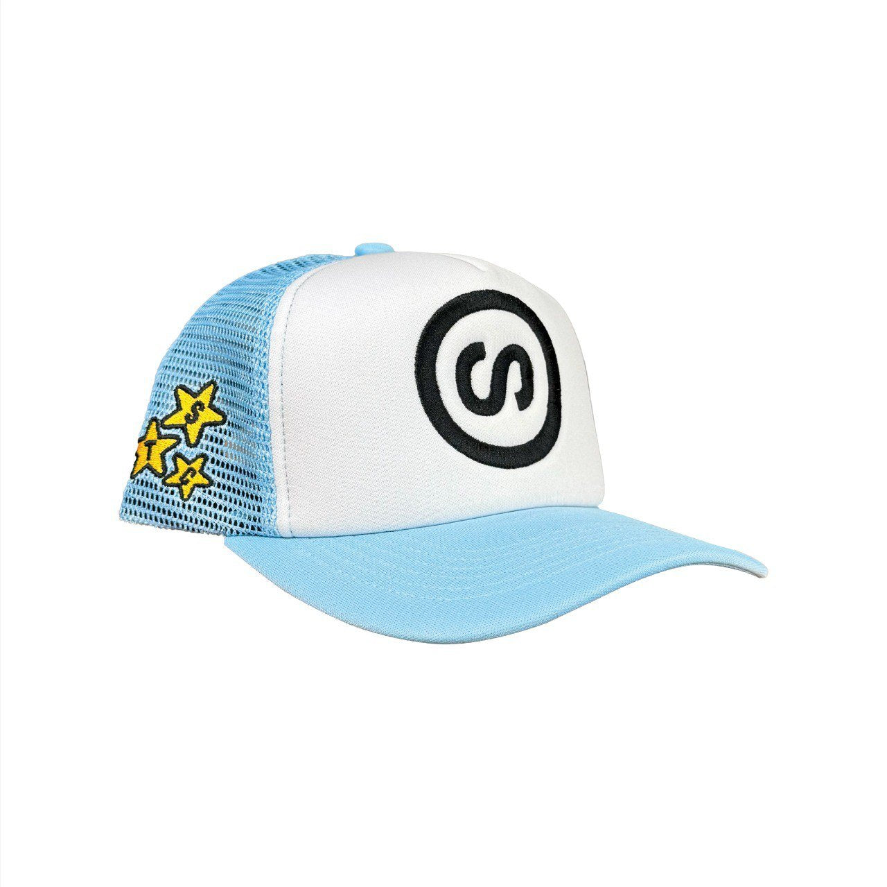 CLASSIC LOGO TRUCKER HAT BABY BLUE