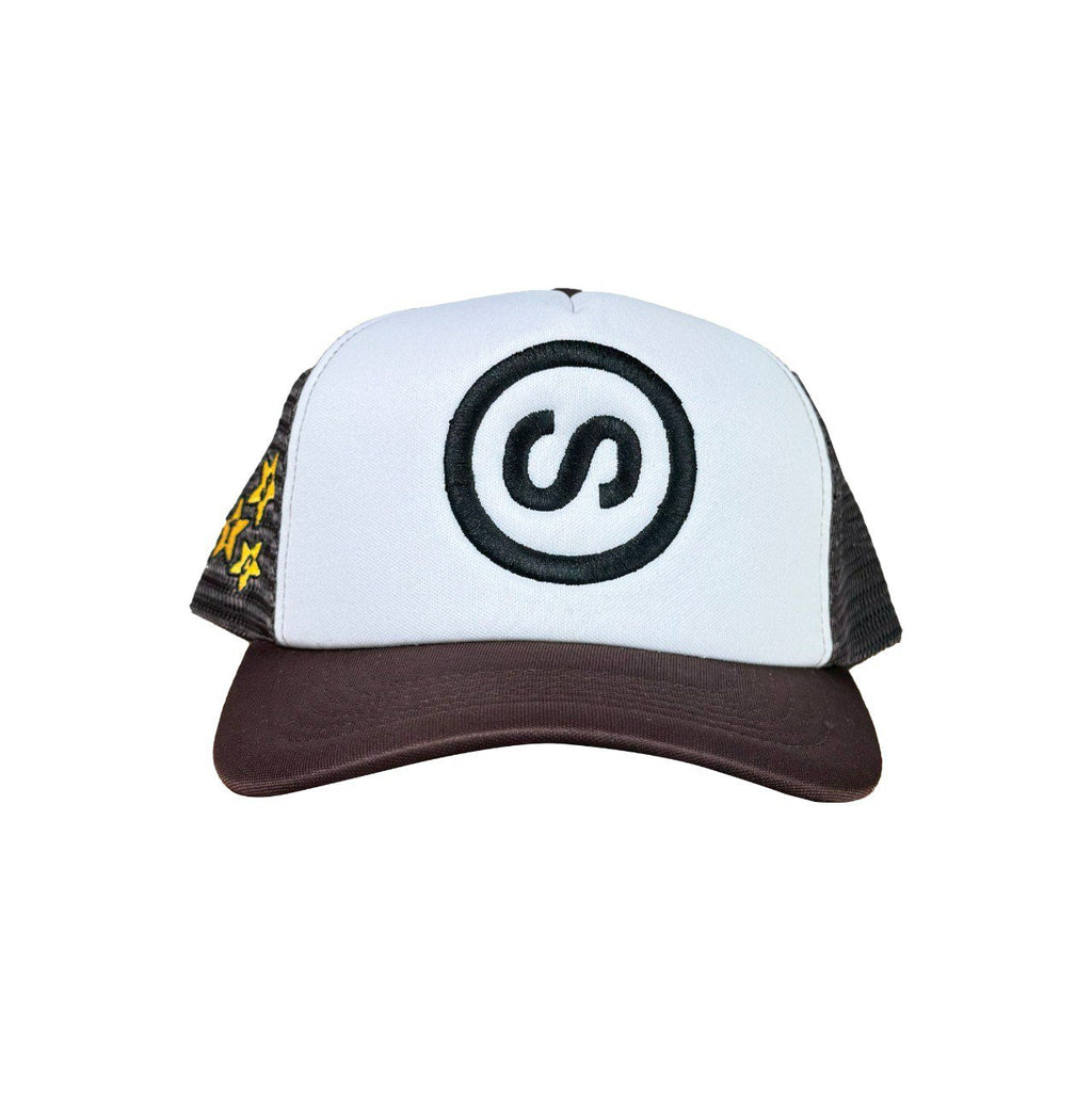 CLASSIC LOGO TRUCKER HAT DARK BROWN