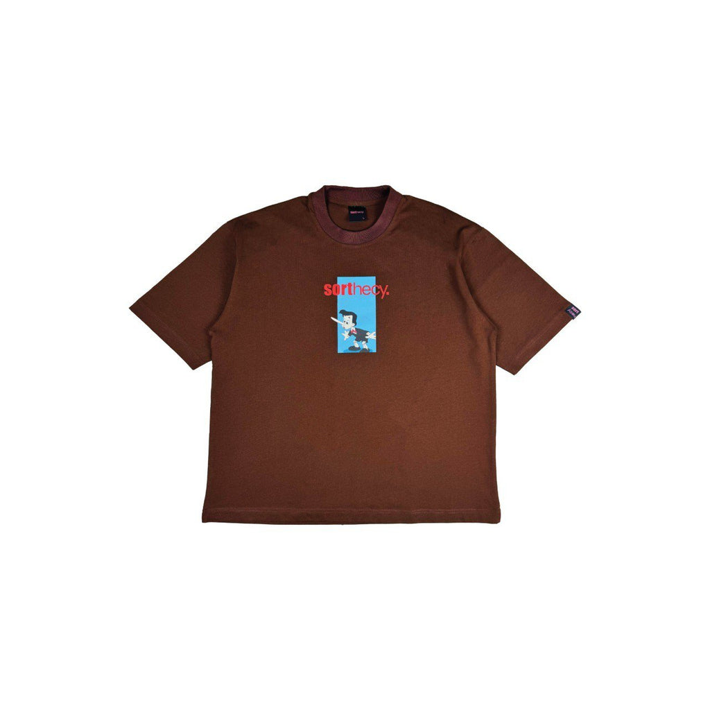 PUPPET BROWN TEE