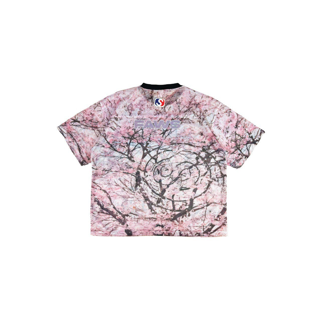 BLOSSOM MESH JERSEY