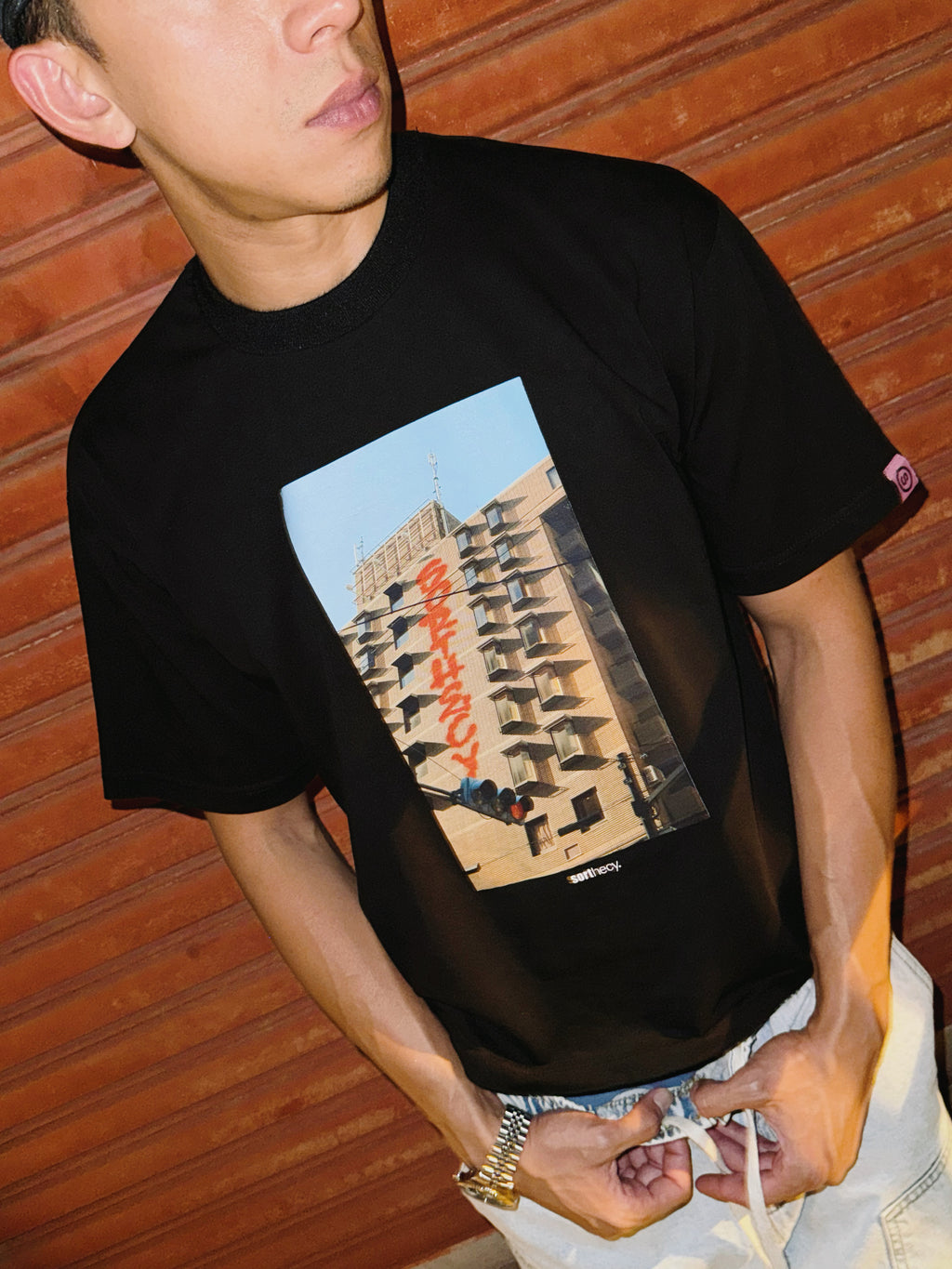 SORTHECY STATE OF DREAM TEE BLACK
