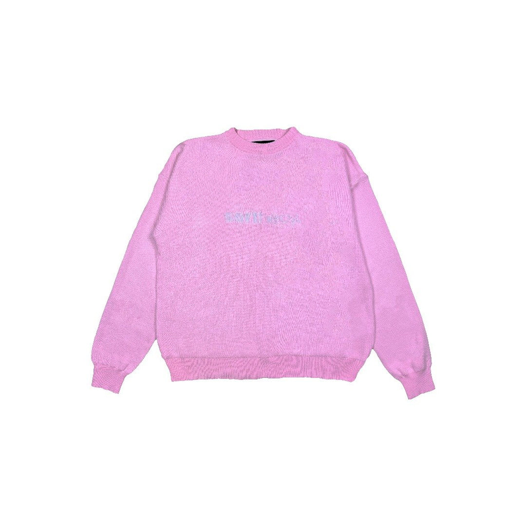 CHERRY KNITTED SWEATER PINK