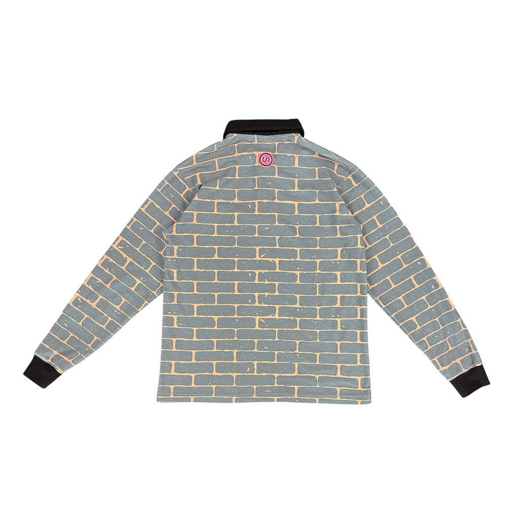 SORTHECY BLOCK POLO LONGSLEEVE SHIRT
