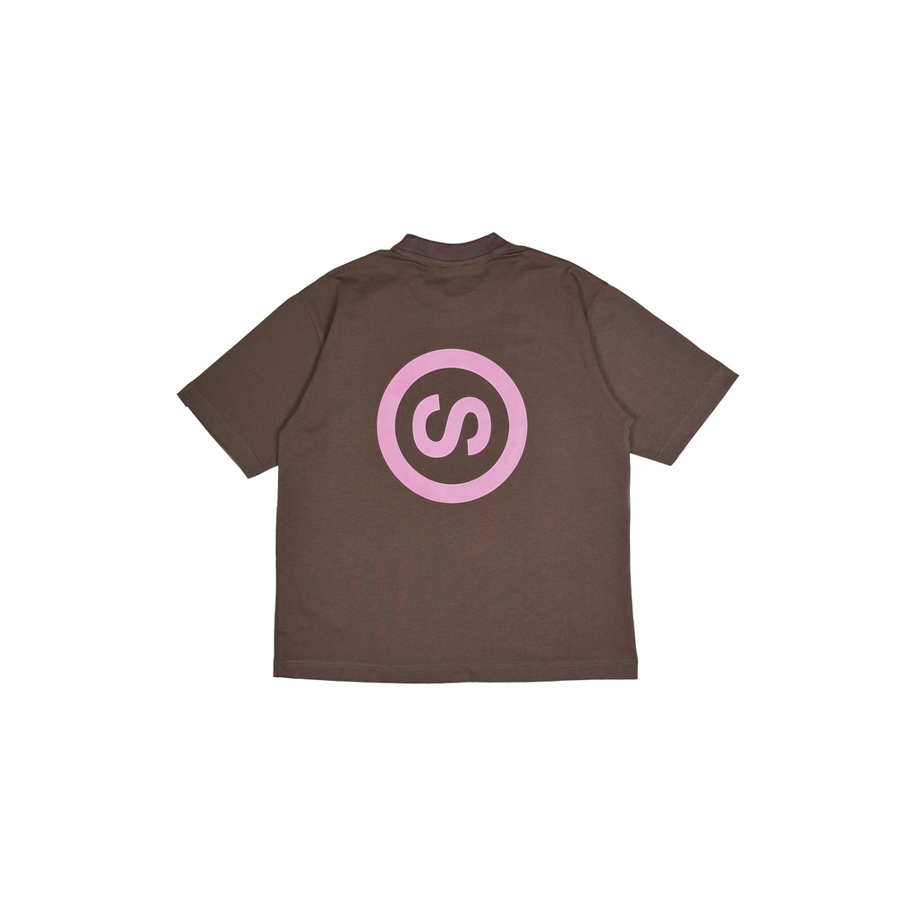 CLASSIC LOGO BROWN TEE