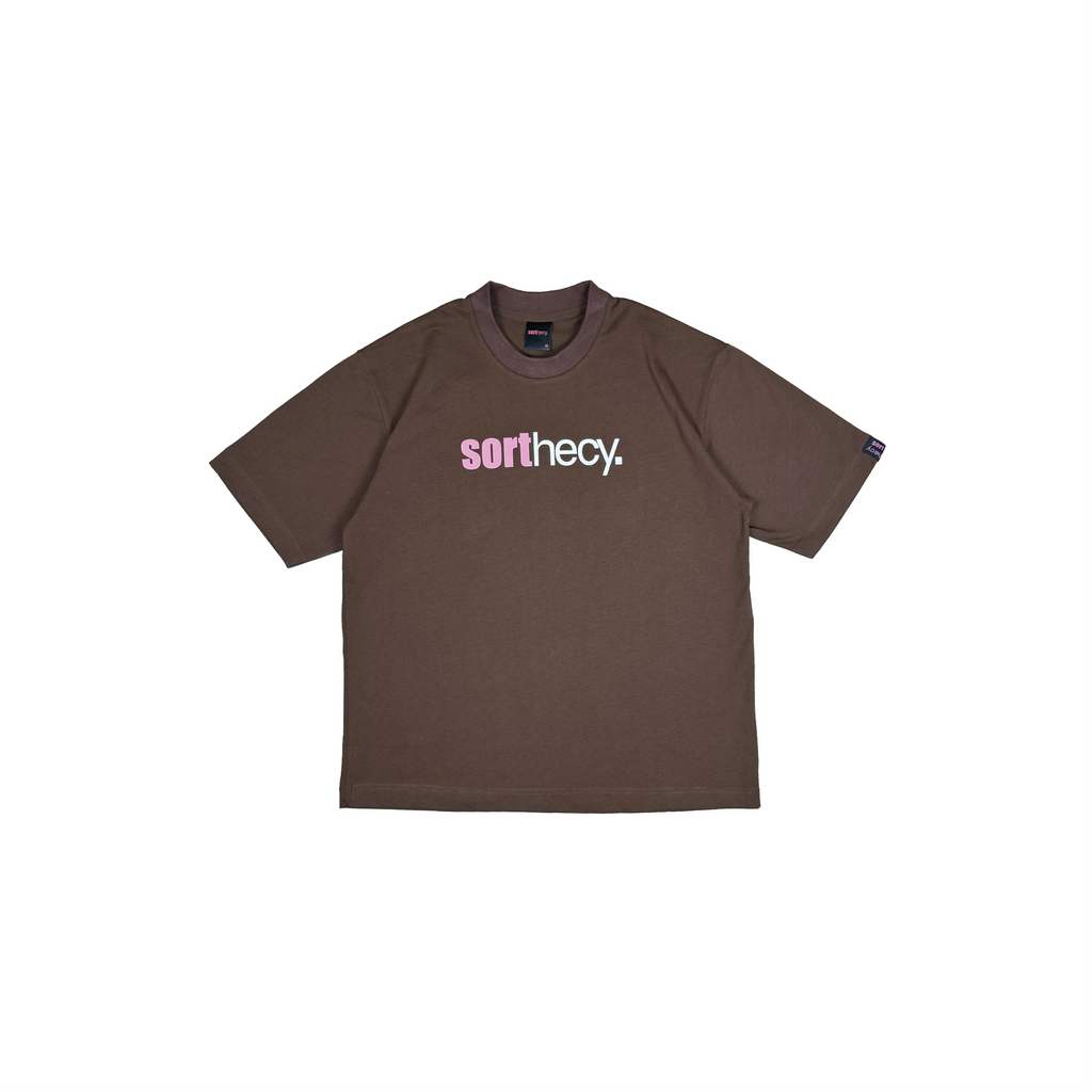 CLASSIC LOGO BROWN TEE