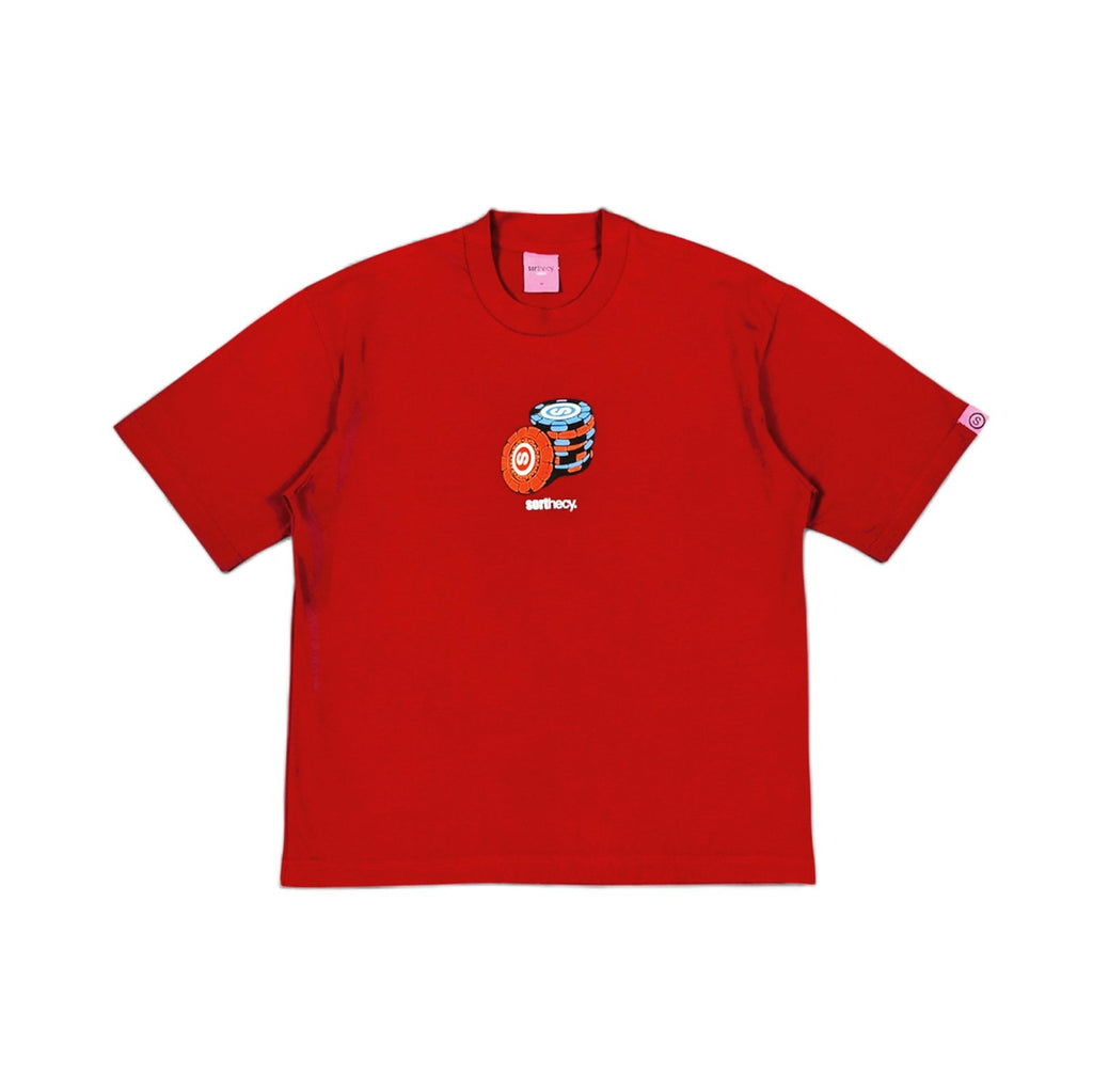 SORTHECY CHIP TEE MAROON