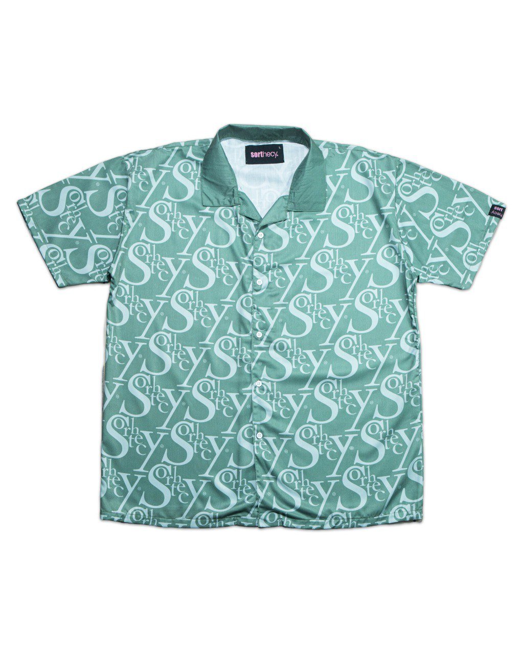 ALL OVER SIOR GREEN SHIRT