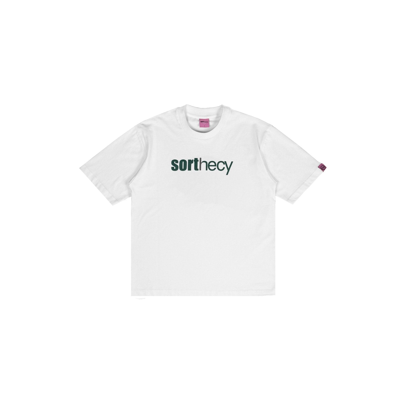 SORTHECY CLASSIC LOGO GREEN WHITE TEE