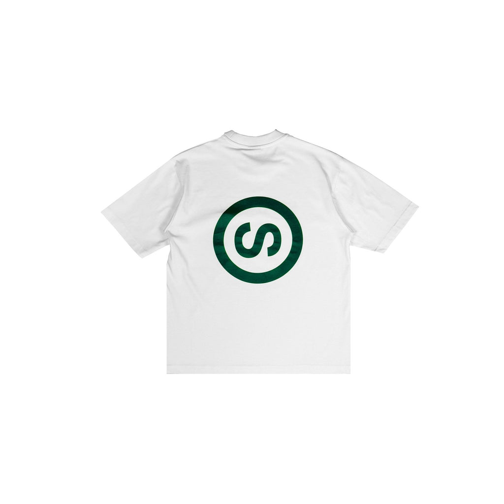 SORTHECY CLASSIC LOGO GREEN WHITE TEE