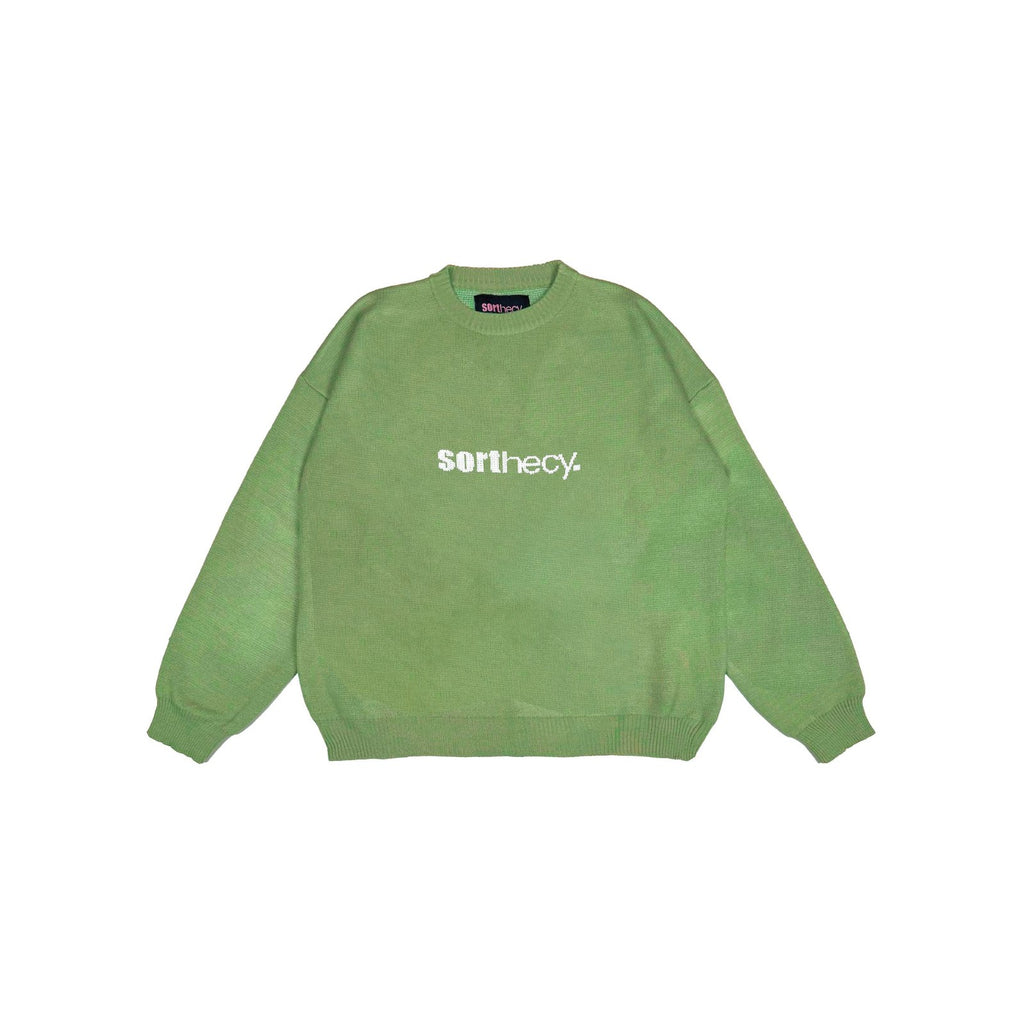 CHERRY KNITTED SWEATER OLIVE