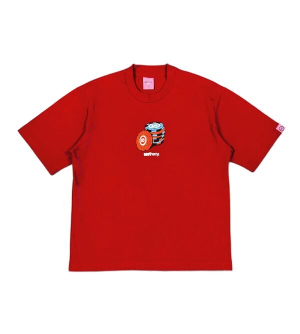 SORTHECY CHIP TEE MARROON