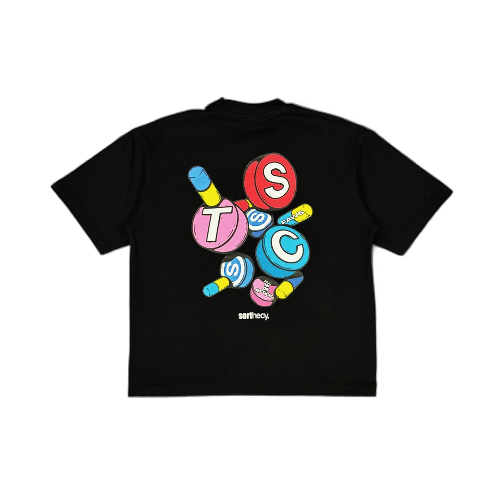 SORTHECY PILLS TEE BLACK